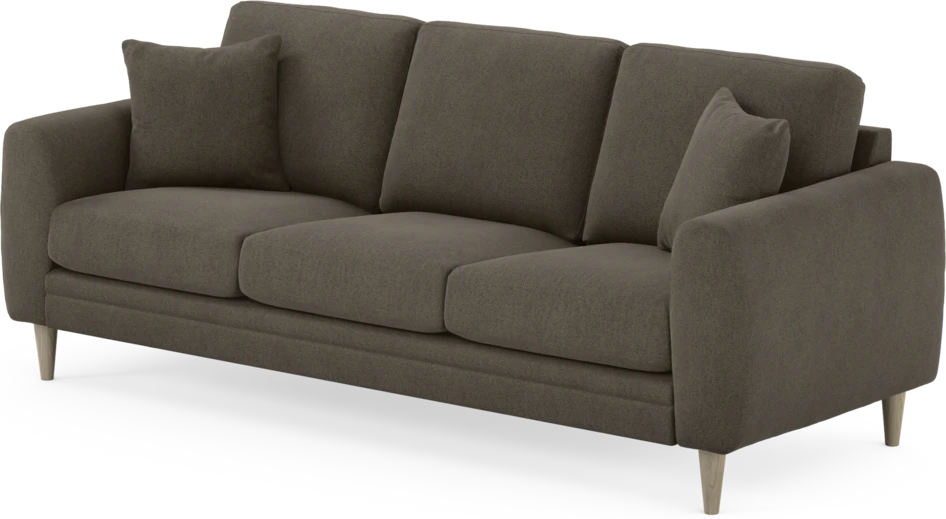 Eden - 3-sits soffa - Brun