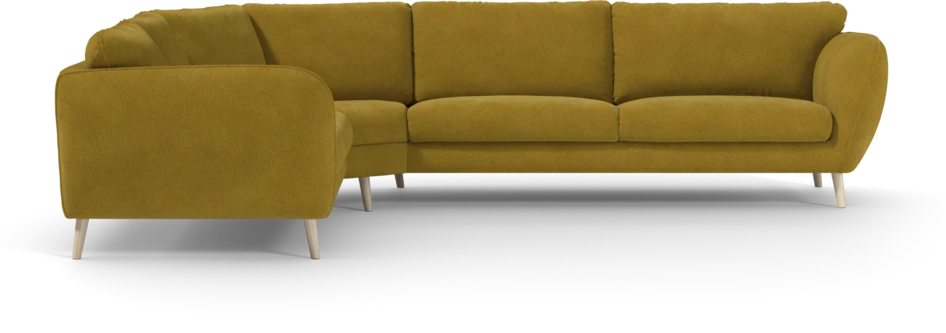 Madison Lux - Hörnsoffa 2+3-sits, hörn 2 - Gul