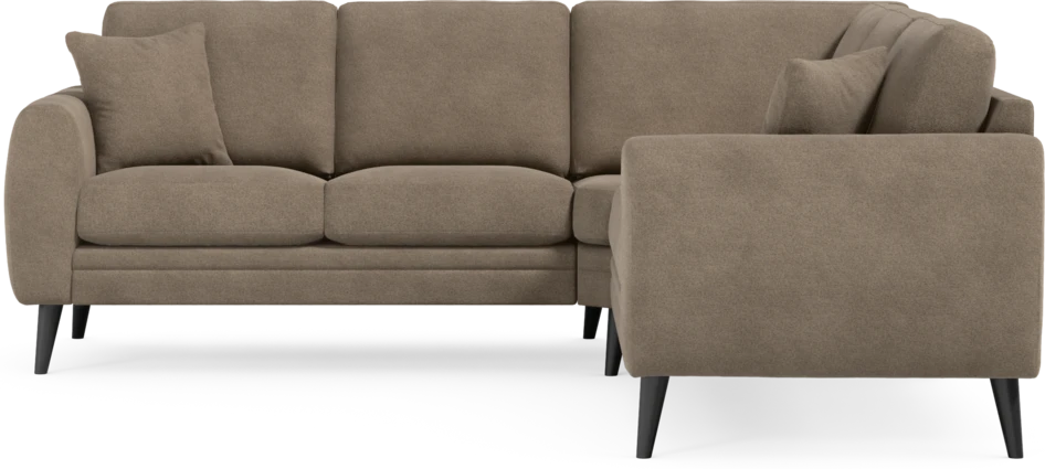 Eden - Hörnsoffa, 2+2-sits - Brun
