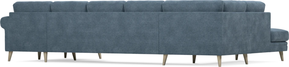Eden - 3-sits soffa med divan vänster och schäslong höger - Blå
