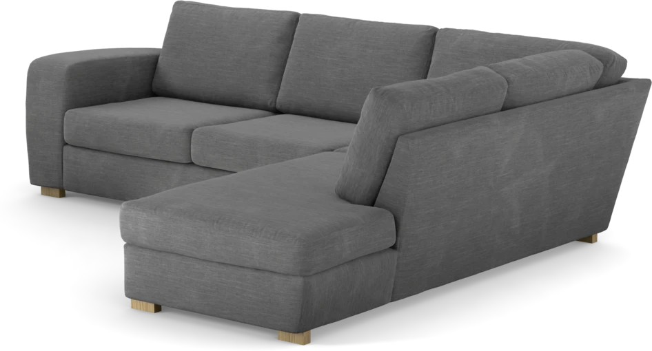 Friday - 2,5-sits soffa med divan höger - Grå