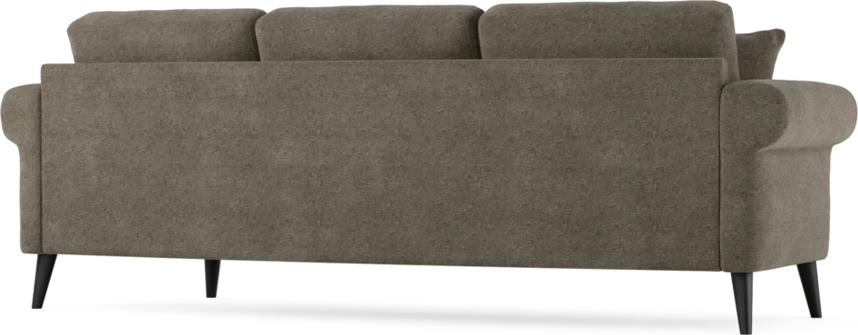 Eden - 3-sits soffa svängd - Brun