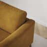 Bridge - 3-sits soffa - Gul