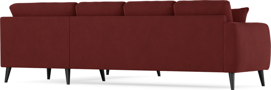 Eden - Hörnsoffa, 3+2-sits - Röd