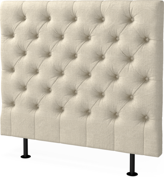 Cape pikerad - Sänggavel låg, , 90-210 cm - Beige