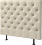 Cape pikerad - Sänggavel låg, , 90-210 cm - Beige