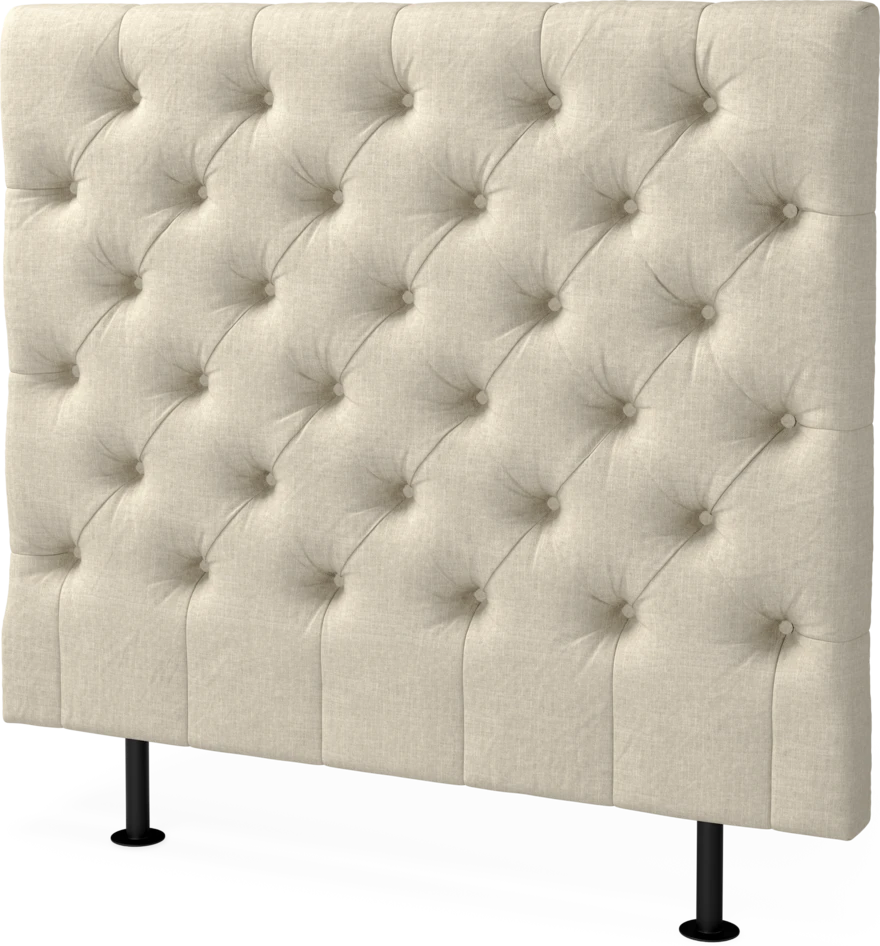 Cape pikerad - Sänggavel låg, , 90-210 cm - Beige