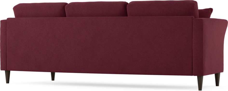 Eden - 3-sits soffa svängd - Röd