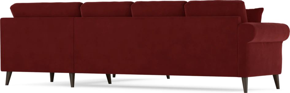Eden - Hörnsoffa, 3+2-sits - Röd