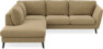 Madison - 2-sits soffa med divan vänster - Brun