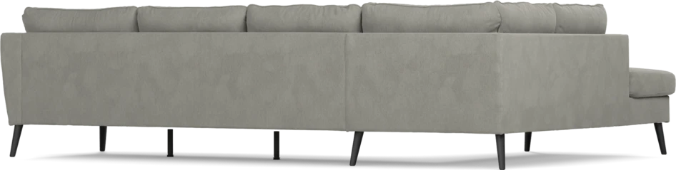 County - 3-sits soffa med divan vänster - Grå