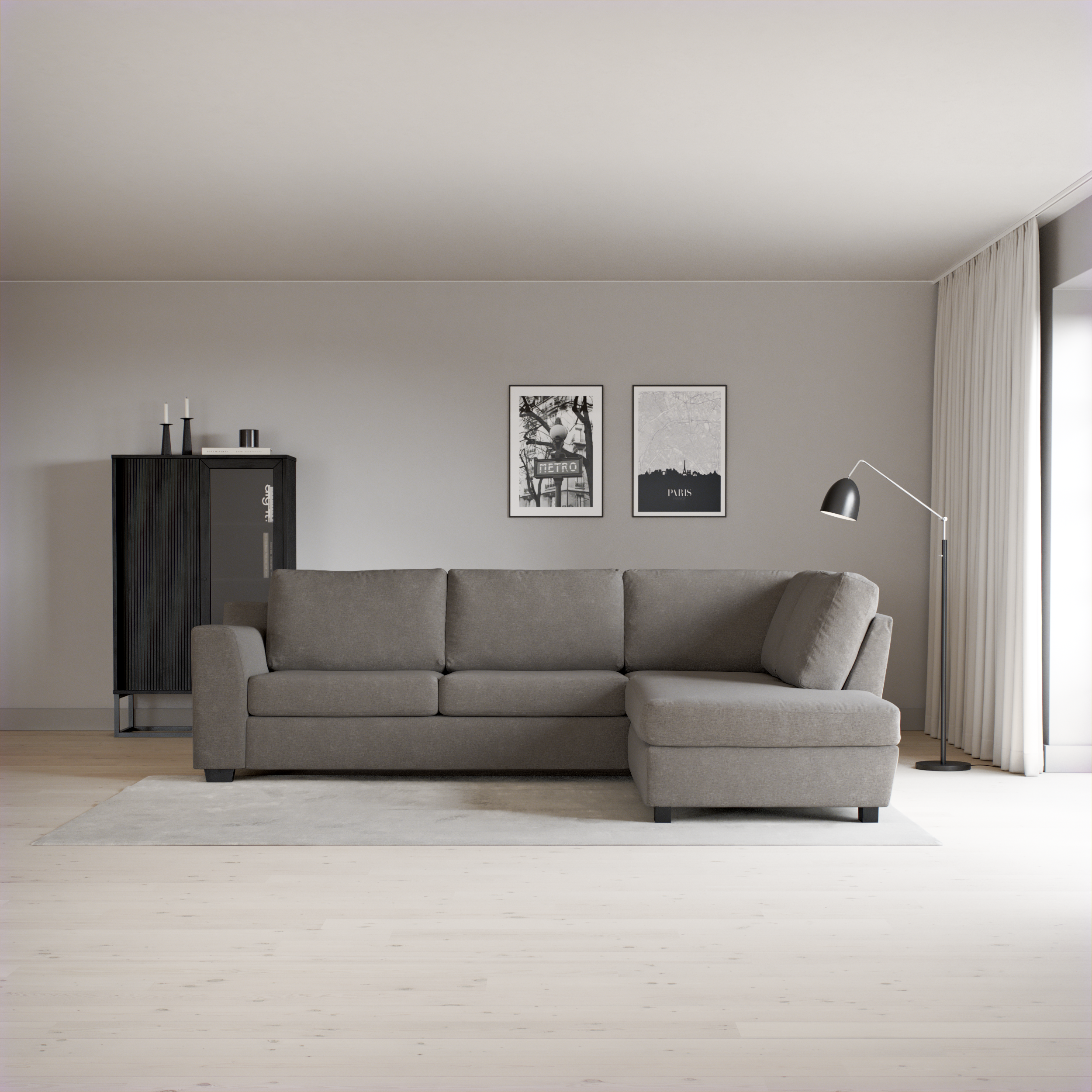Friday - 2,5-sits soffa med divan höger - inspiration