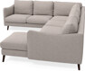 Madison - Hörnsoffa med schäslong höger - Beige