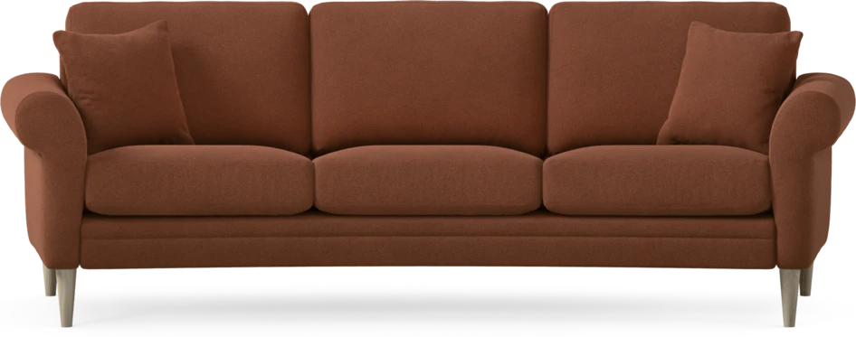 Eden - 3-sits soffa svängd - Orange