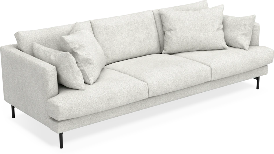 Harper - 4-sits soffa - Vit