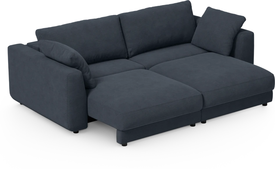 Amie - Bäddsoffa 3-sits - Blå