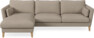 Winston - 3-sits soffa med schäslong, vändbar - Beige