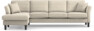 Eden - 3-sits soffa med schäslong - Beige