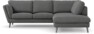 Madison - 2-sits soffa med divan höger - Grå