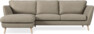Madison Lux - 2-sits soffa med schäslong vänster - Beige
