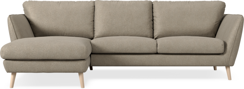 Madison Lux - 2-sits soffa med schäslong vänster - Beige