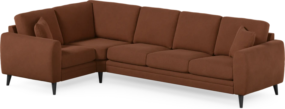 Eden - Hörnsoffa, 1+3-sits - Orange