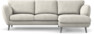 Madison Lux - 2-sits soffa med schäslong höger - Vit