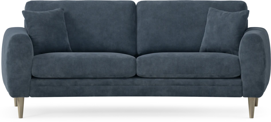 Eden - 2,5-sits soffa svängd - Blå