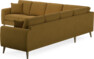 Eden - Hörnsoffa, 3+3-sits - Gul