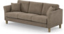 Eden - 3-sits soffa - Brun