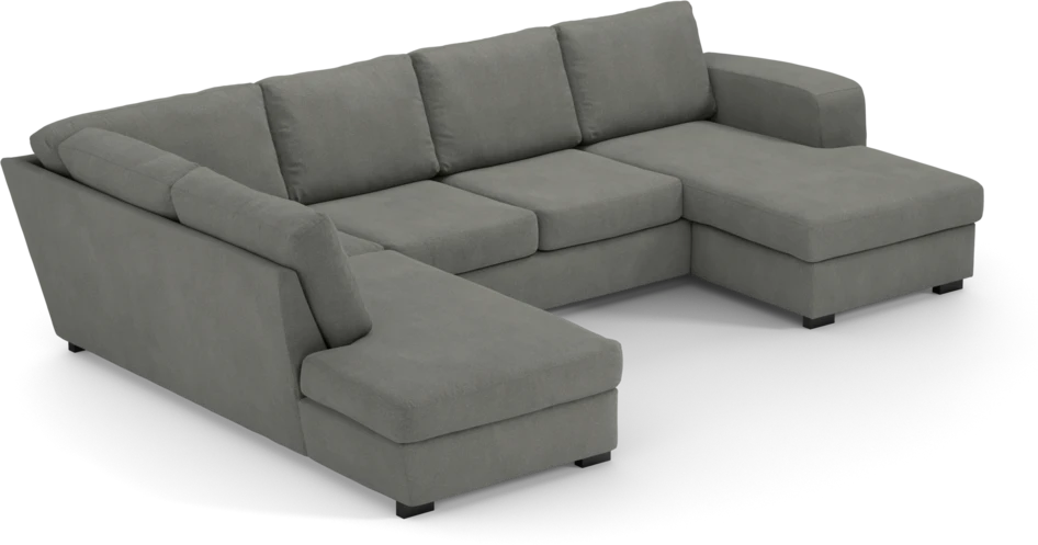 Friday - 3-sits soffa med divan vänster och schäslong höger - Grå