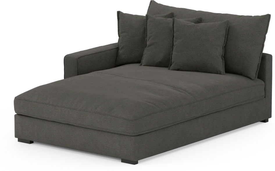 Rossi - Schäslong XL vänster - Brun
