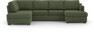 Friday - 3-sits soffa med divan vänster och schäslong höger - Grön