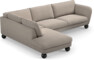 Madison - 3-sits soffa med divan vänster - Beige
