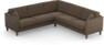 Eden - Hörnsoffa 2,5+2,5 - Brun