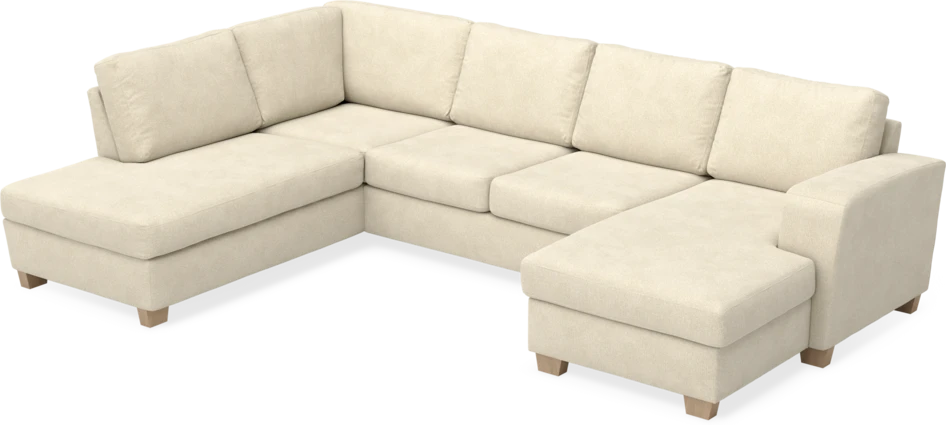 Friday - 3-sits soffa med divan vänster och schäslong höger - Beige