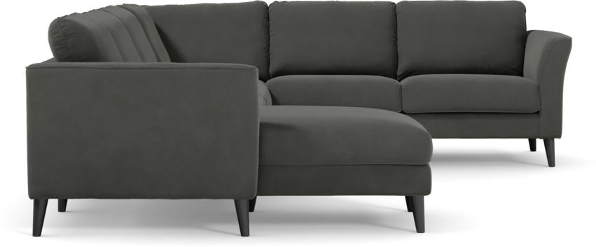 Bridge - Hörnsoffa, 3+2-sits med schäslong vänster - Grå