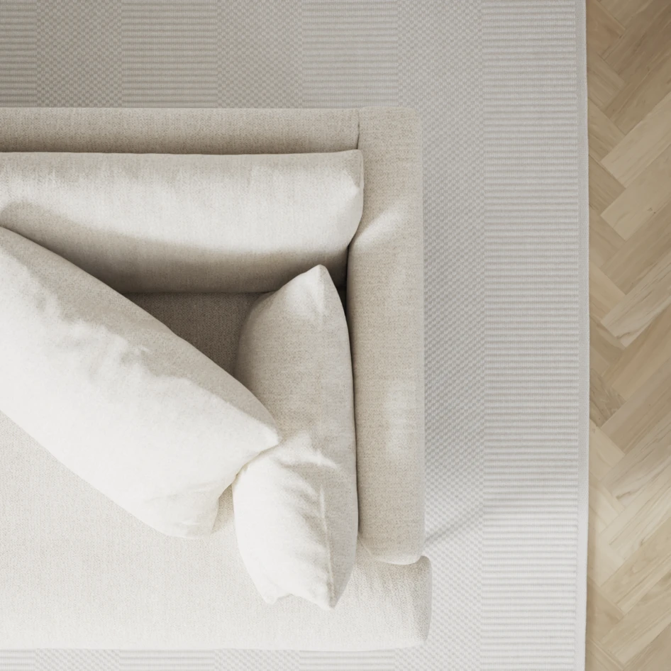Harper - 4-sits soffa - Vit