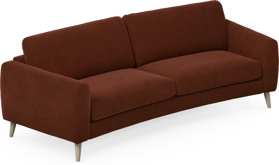 Bridge - 3-sits soffa svängd - Orange