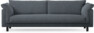 Cherrie - 4-sits soffa, hel dyna, fast klädsel - Blå