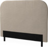 Delux Rundad - Sänggavel, 90-210 cm - Beige