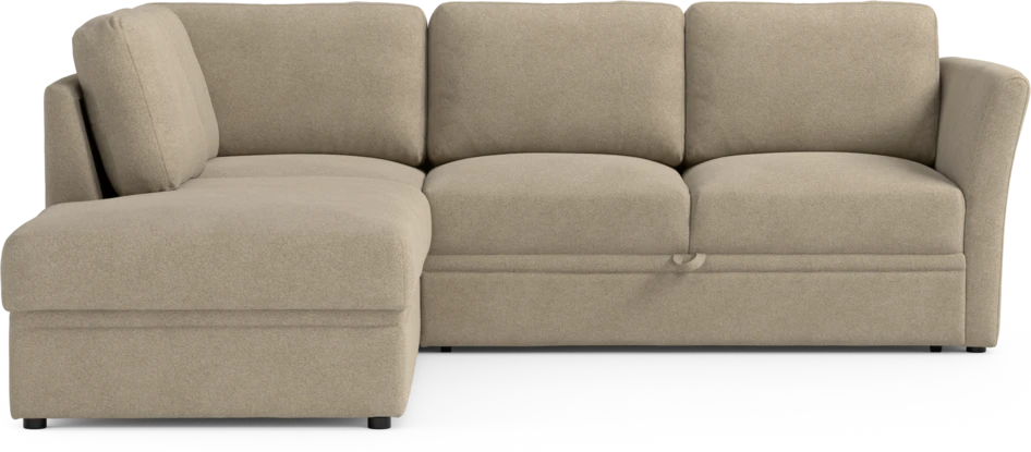 Öland - Bäddsoffa med divan vänster - Beige