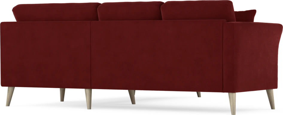 Eden - Hörnsoffa, 2+2-sits - Röd
