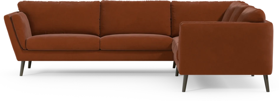 Madison Lux - Hörnsoffa 3+2-sits, hörn 1 - Röd