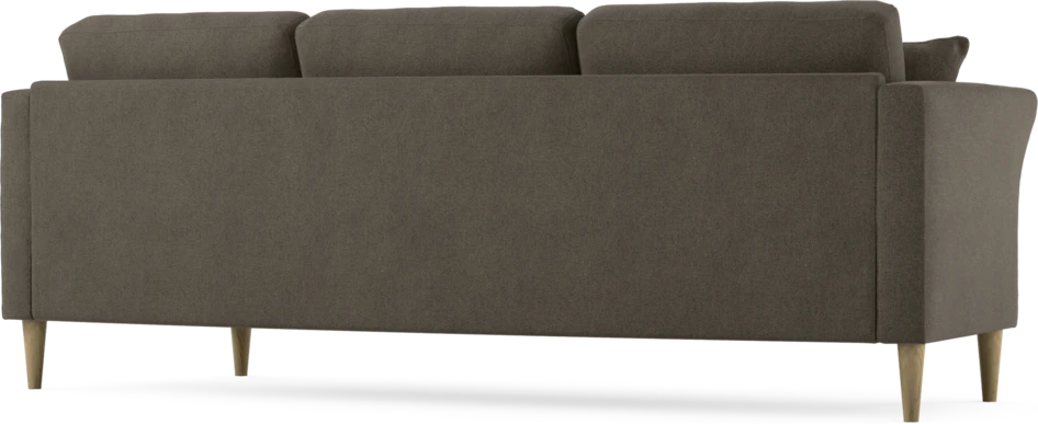 Eden - 3-sits soffa svängd - Brun