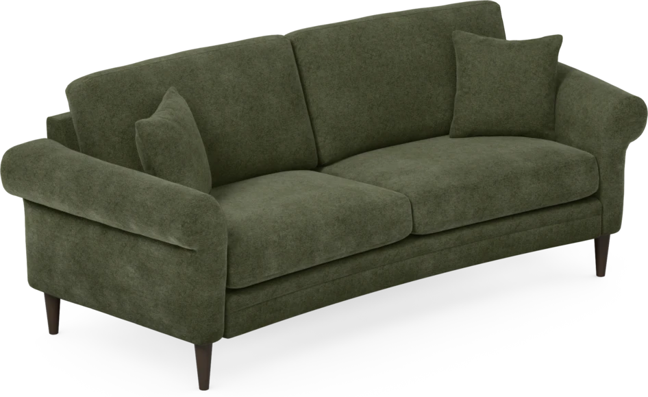 Eden - 2,5-sits soffa svängd - Grön