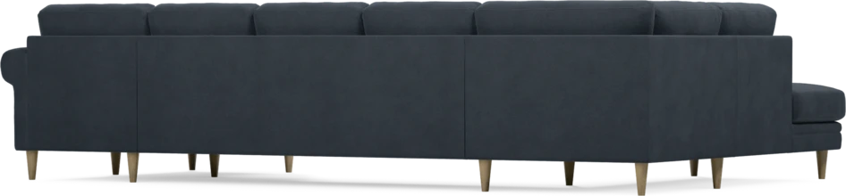 Eden - 3-sits soffa med divan vänster och schäslong höger - Blå