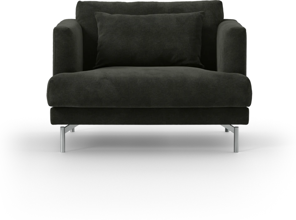Harper - Fåtölj, 80 cm - Svart