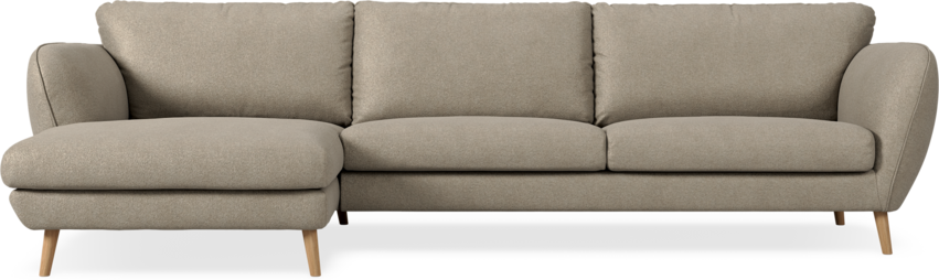 Madison Lux - 3-sits soffa med schäslong vänster - Beige