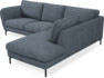 Madison - 2-sits soffa med divan höger - Vit
